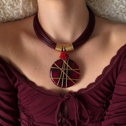 Collar Chunky de Circulo