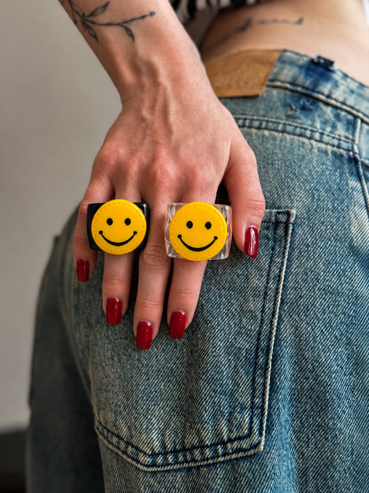 Anillo Chunky Happy Face