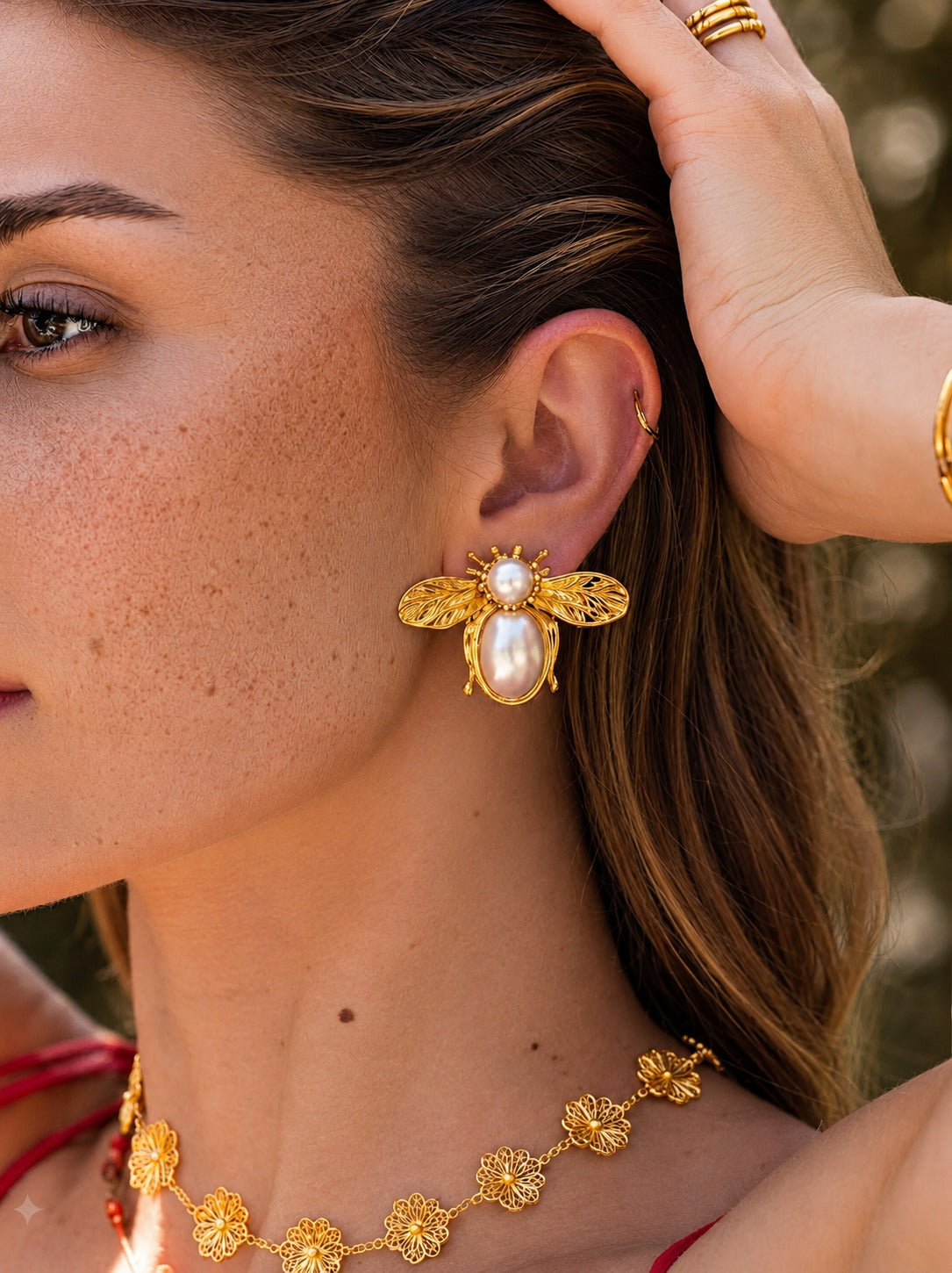 Aretes de Abeja