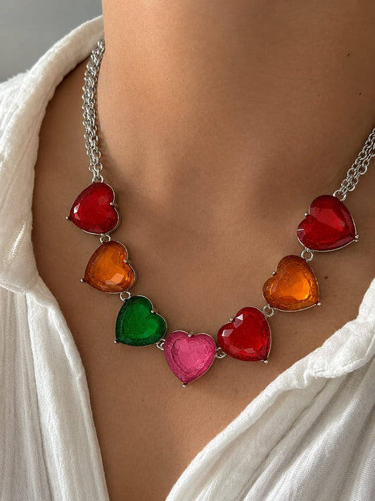 Collar de Corazones