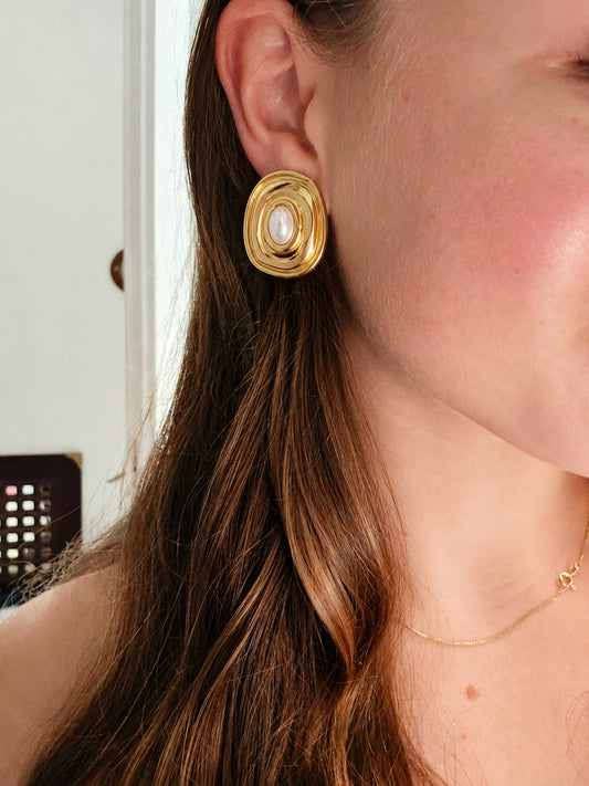 Aretes con Perla
