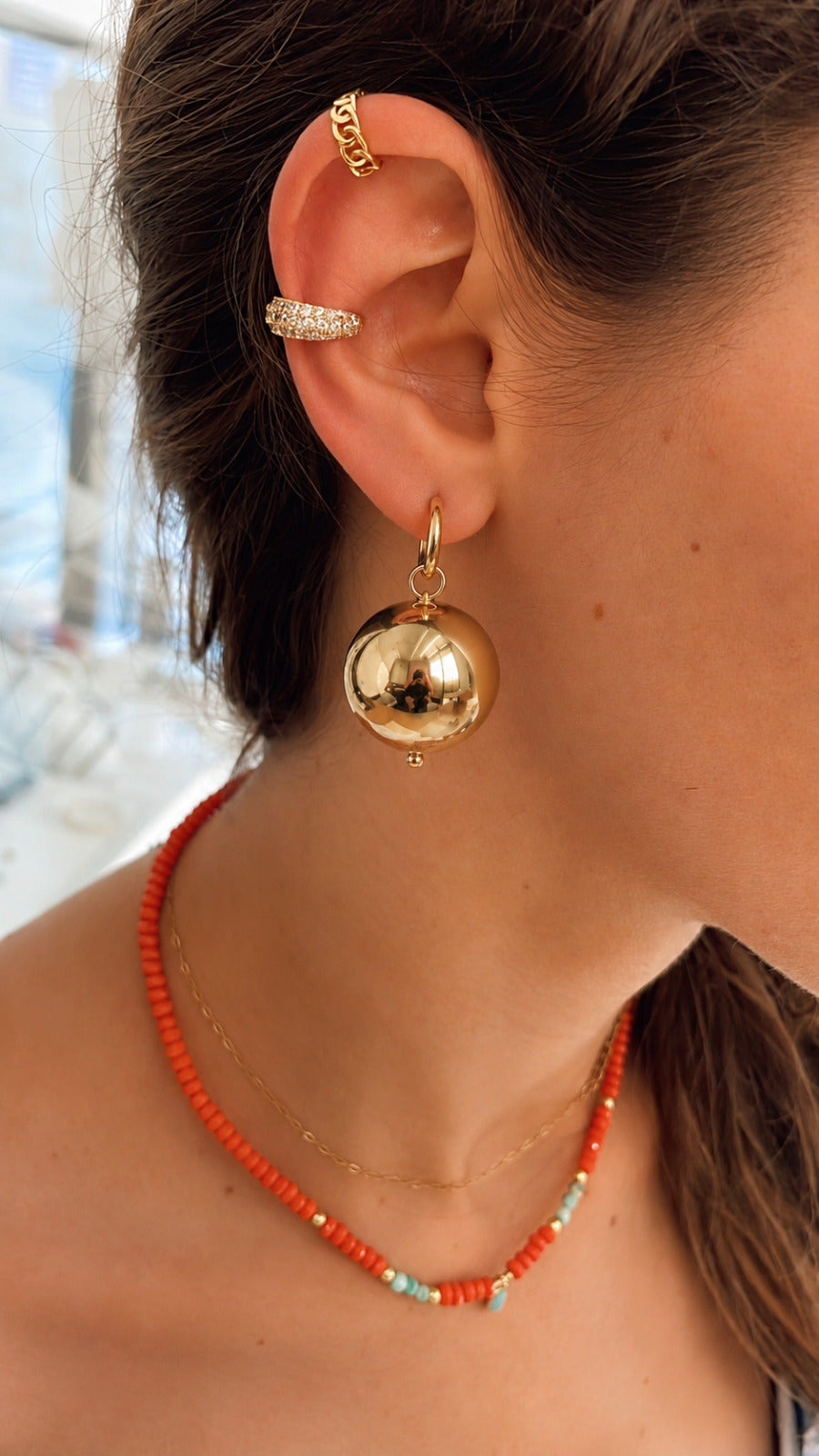 Aretes de Bola de Chicle