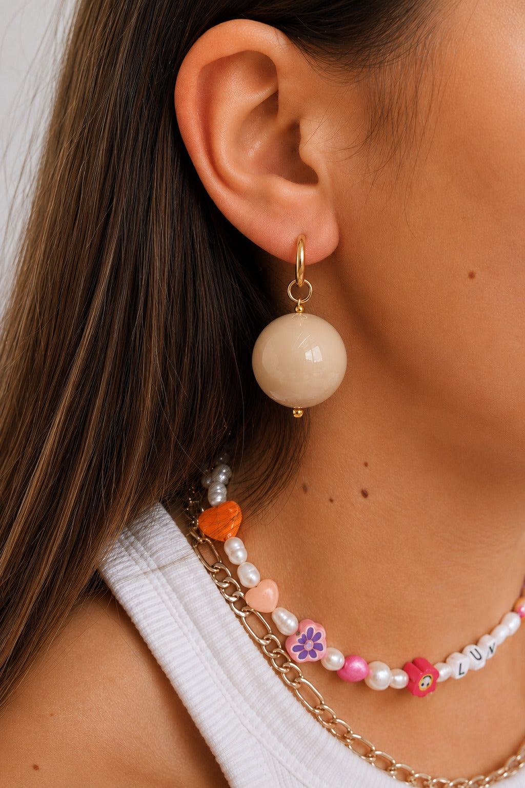 Aretes de Bola de Chicle