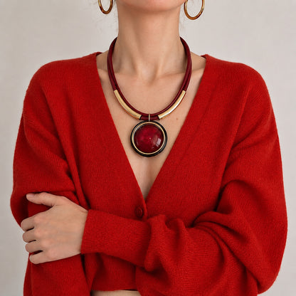 Collar Chunky de Circulo