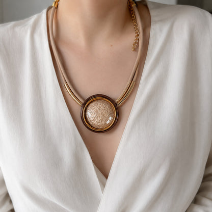 Collar Chunky de Circulo