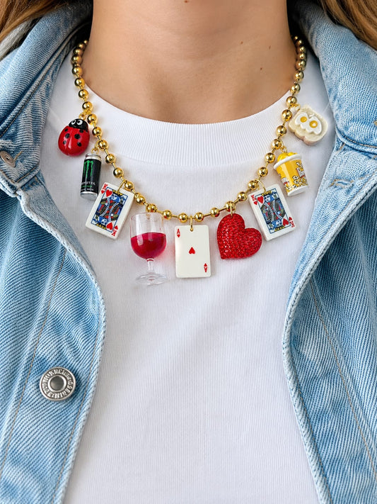 Collar de Dijes de Pocker