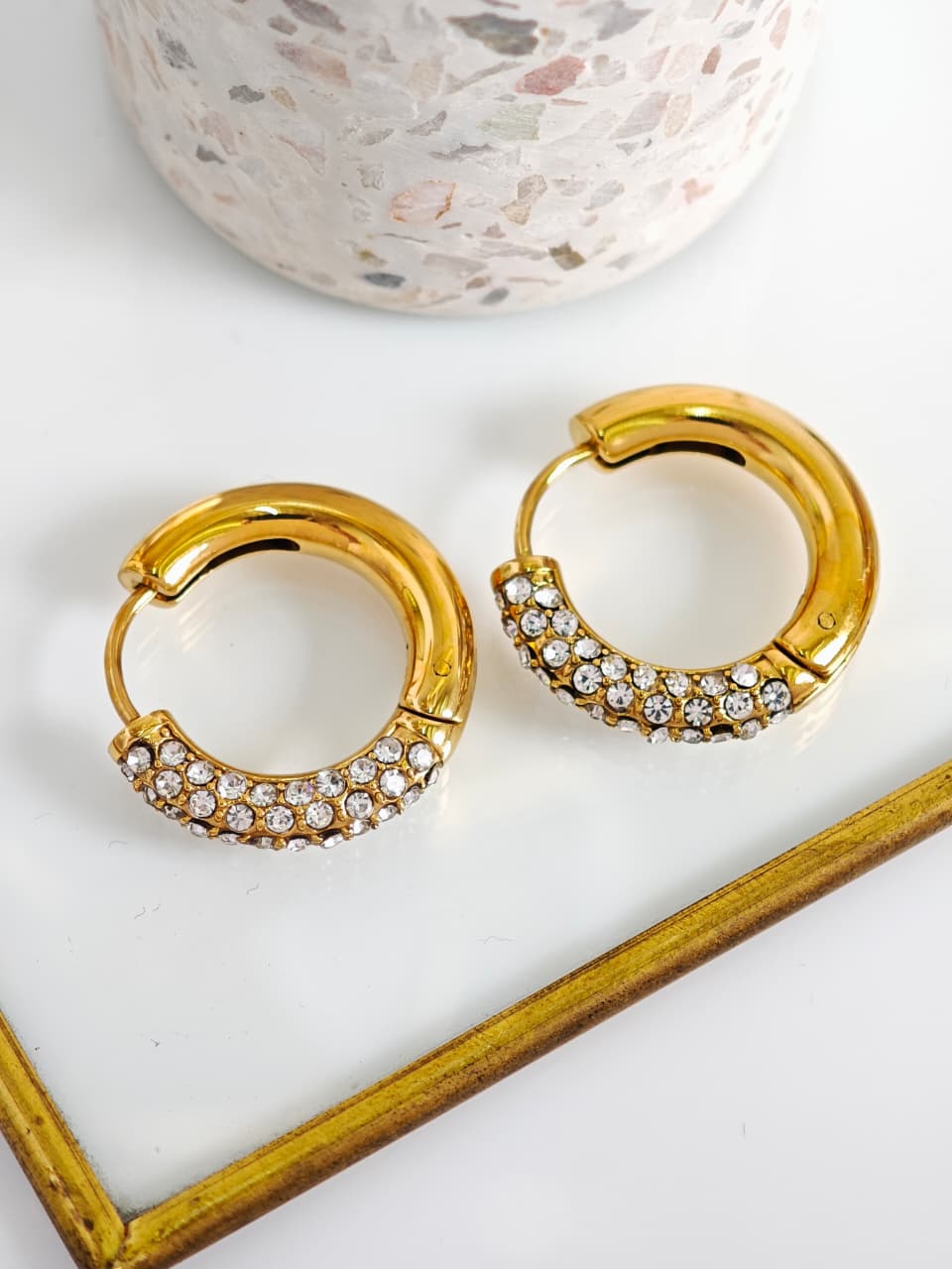 Arracadas Mitad Zirconia