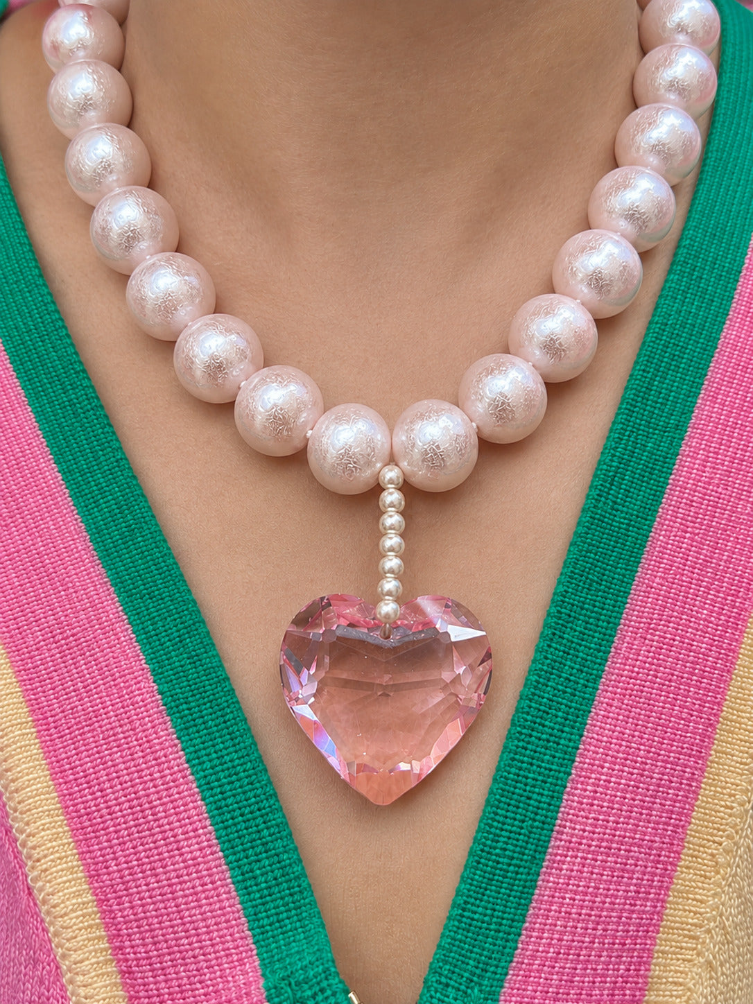 Collar de Corazón Rosita