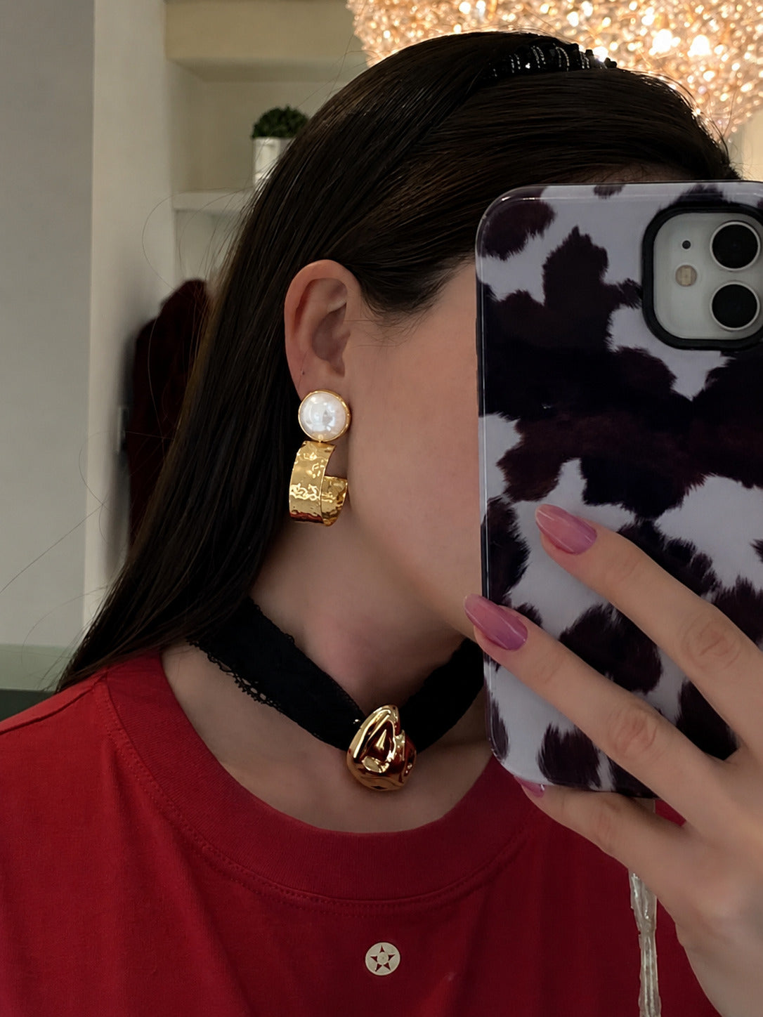 Aretes con Perla