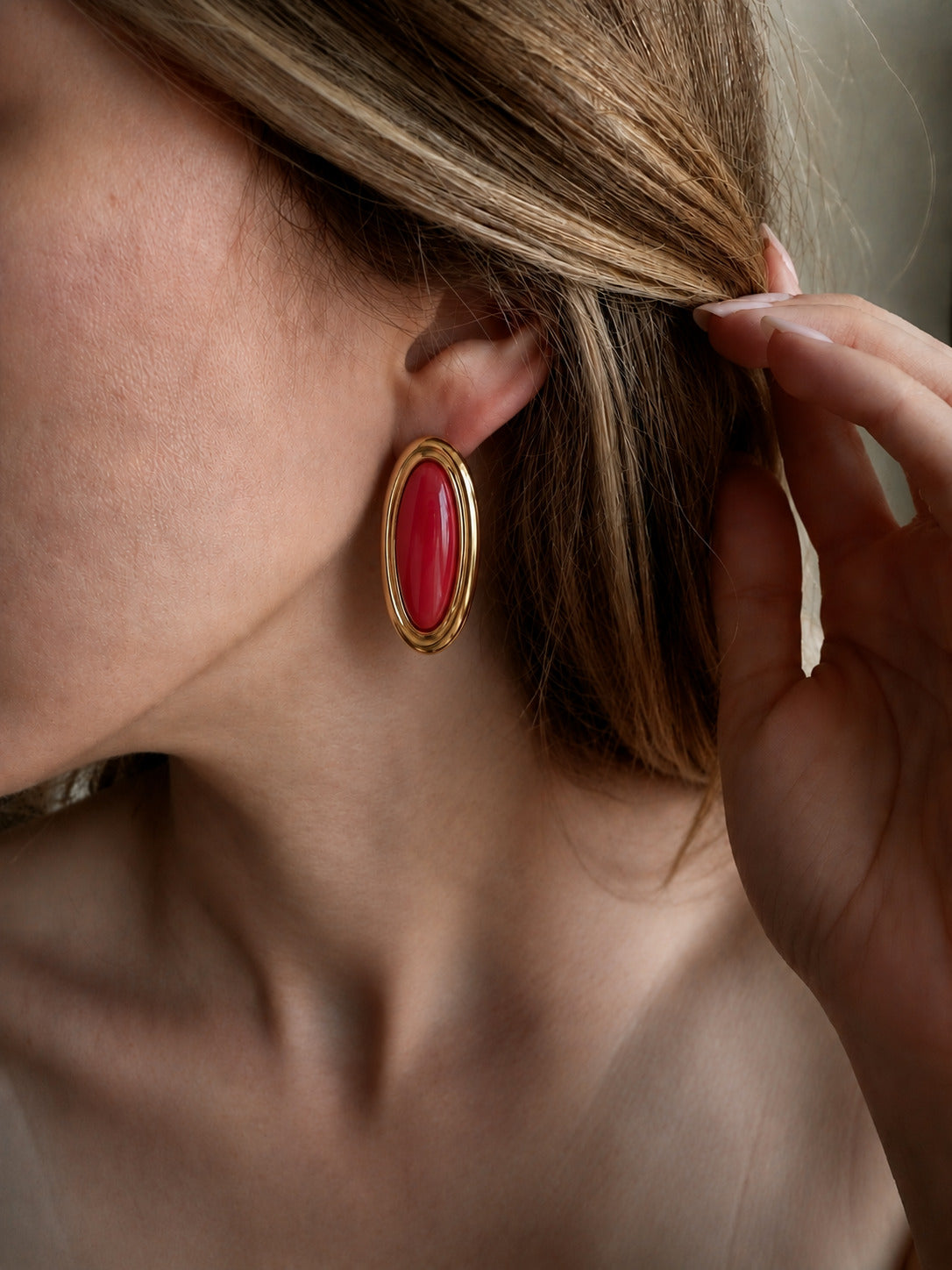 Aretes Oval