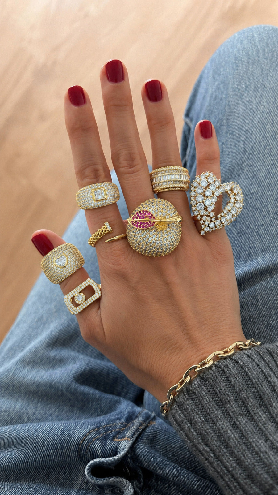 Anillos Brillantes