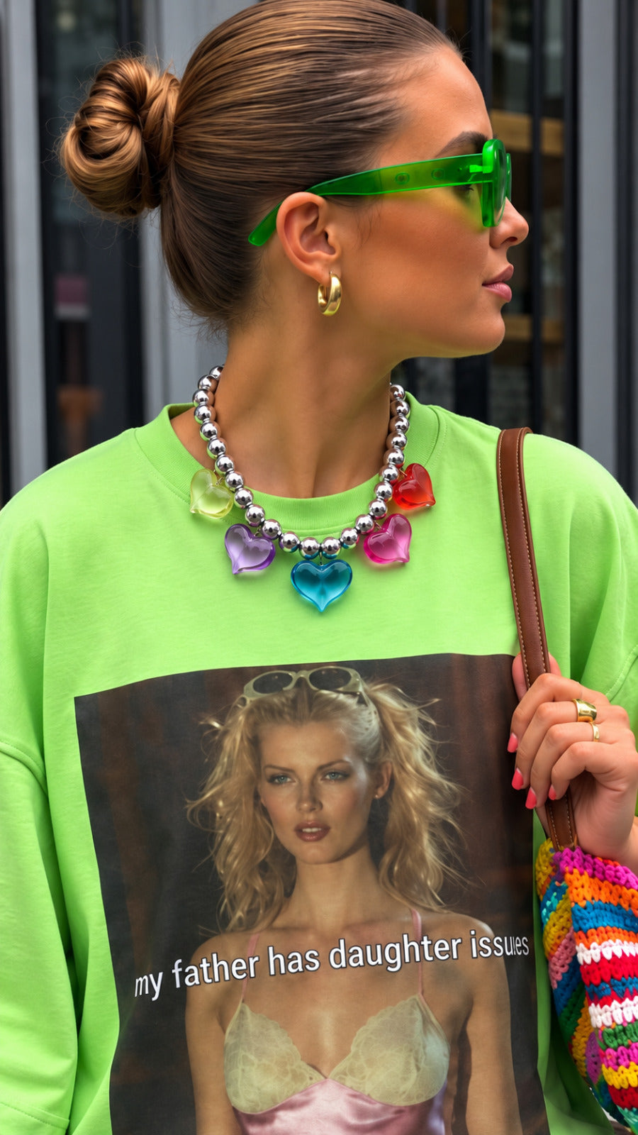 Collar Chunky de Corazones