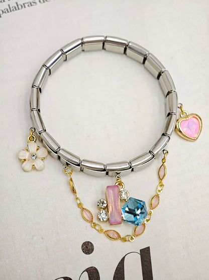 Pulsera Italiana de Cubito Azul