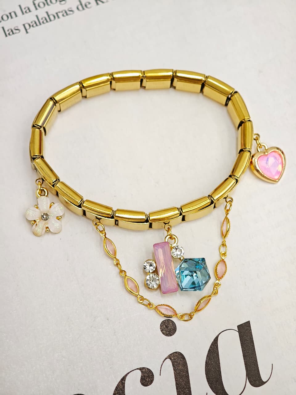 Pulsera Italiana de Cubito Azul