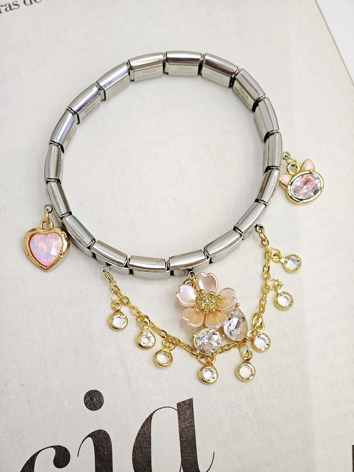 Pulsera Italiana de Flor