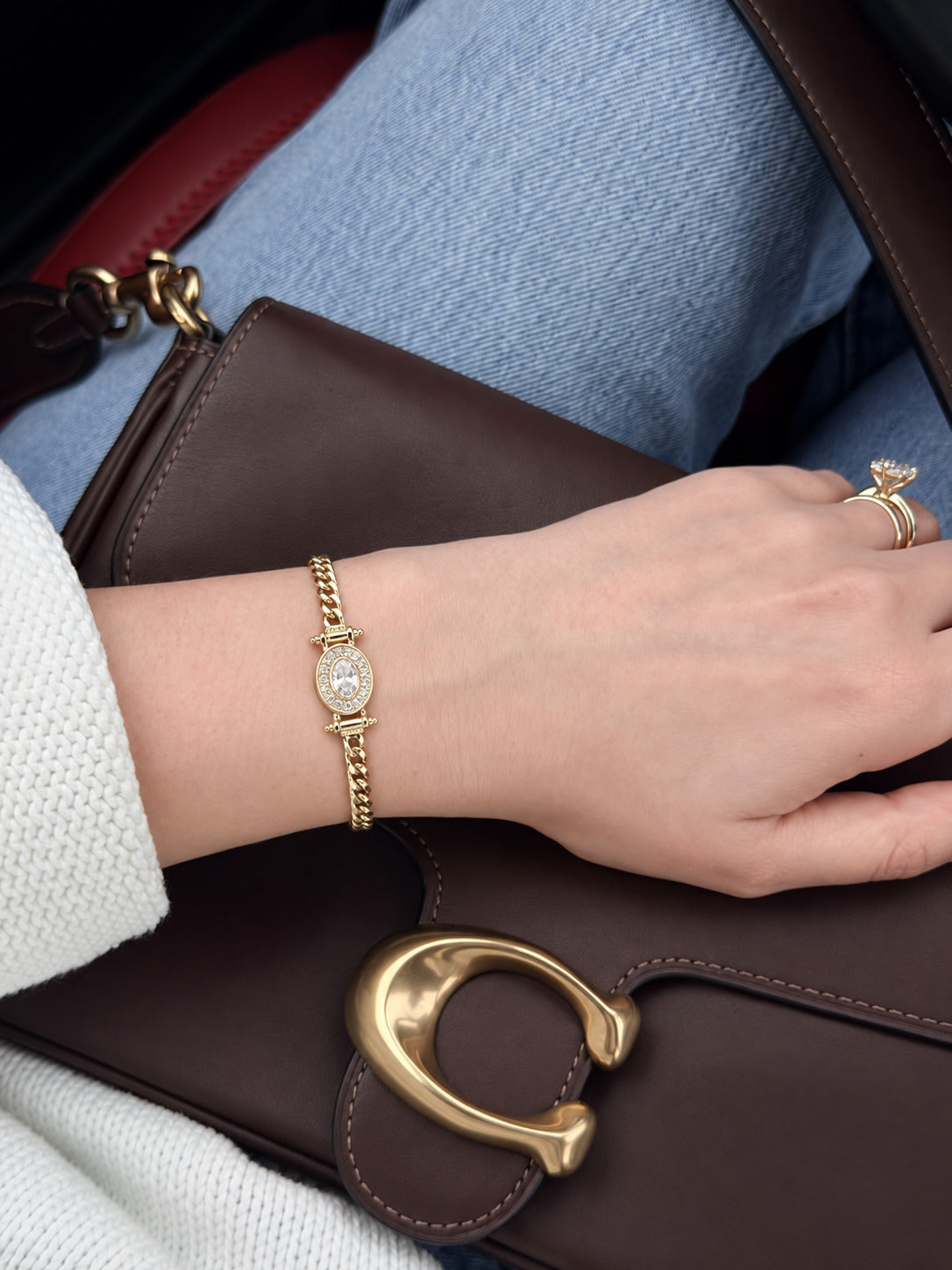 Pulsera de Ovalo Brillante