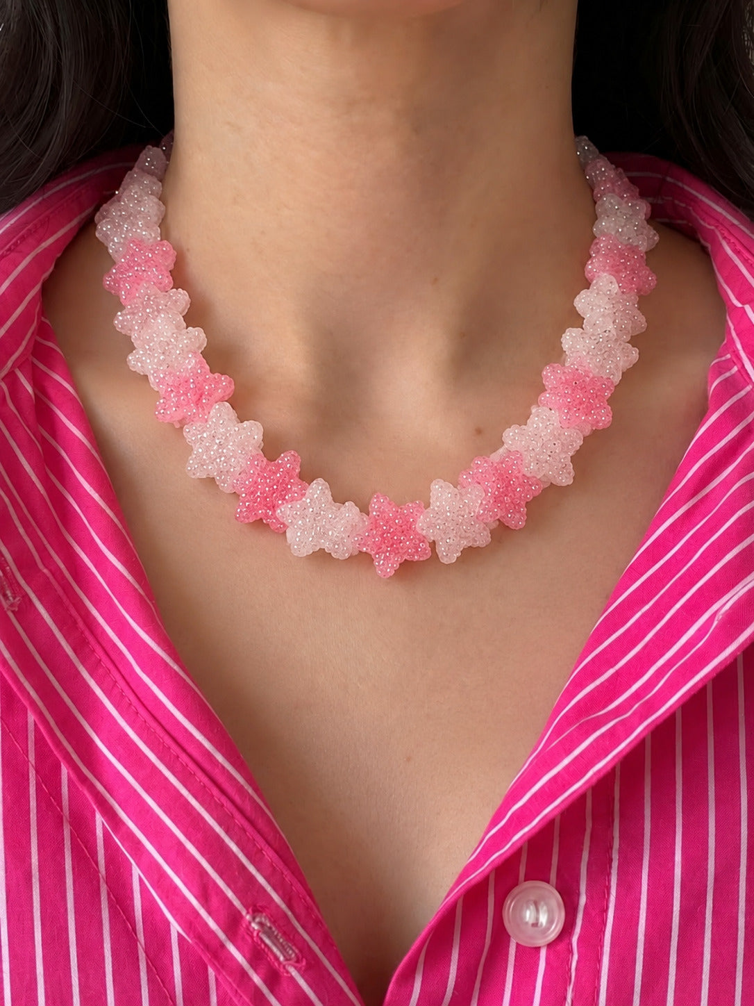 Collar Estrellas de Gomita Azucarada