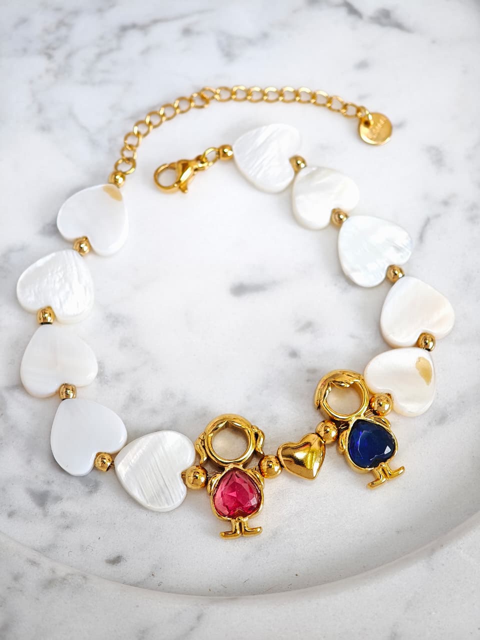 Pulsera de Corazones y Niños