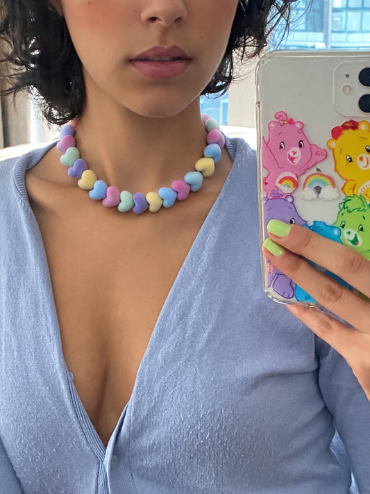 Collar Corazoncitos de Colores