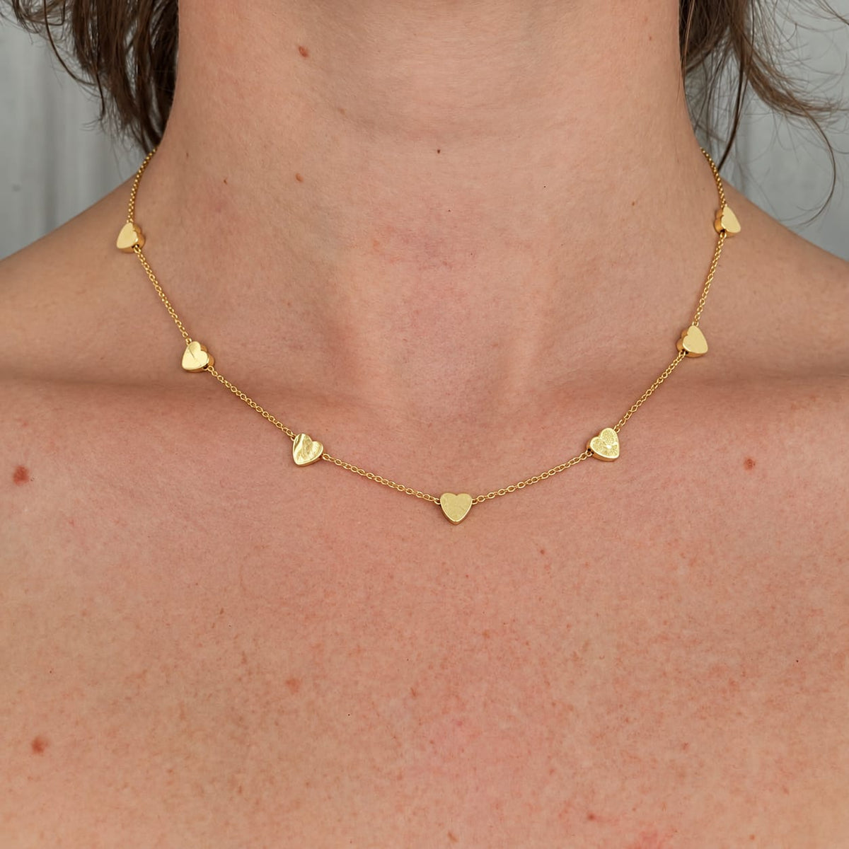 Collar Finito de Corazones