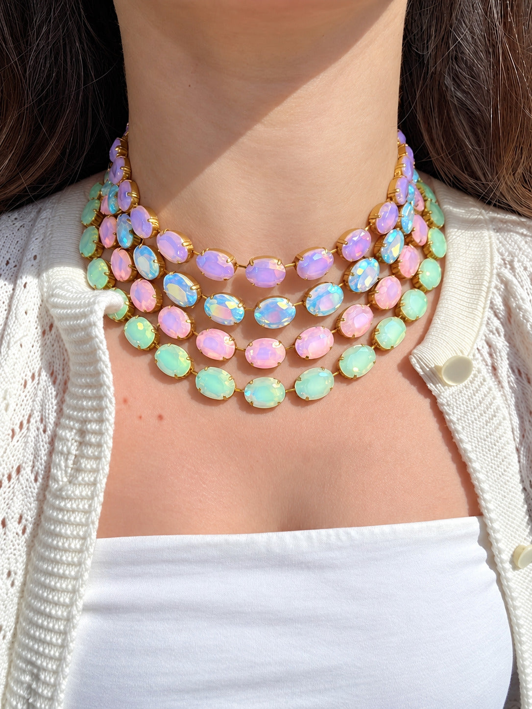 Collar Tipo Swarovski