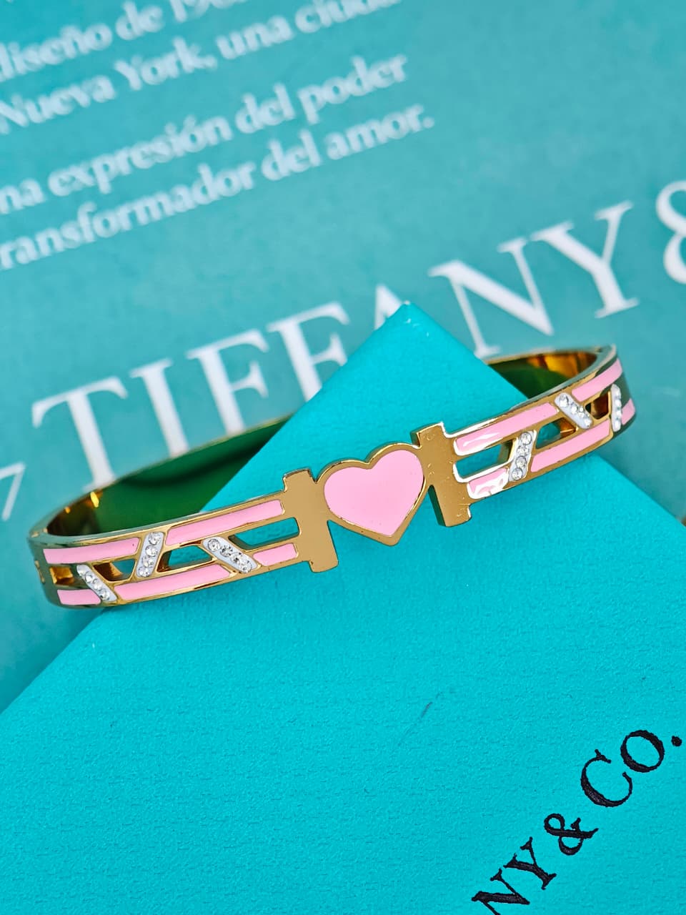 Brazalete Tiffany Rosa