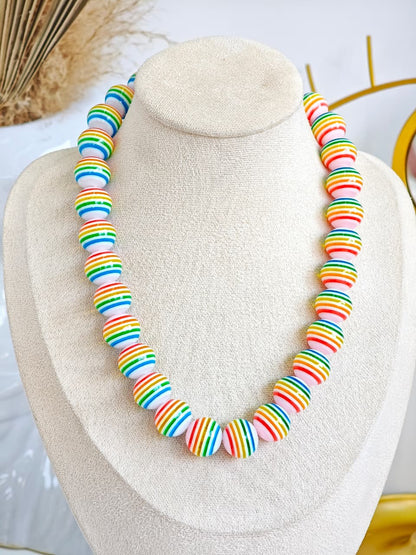 Collar Bolas de Colores