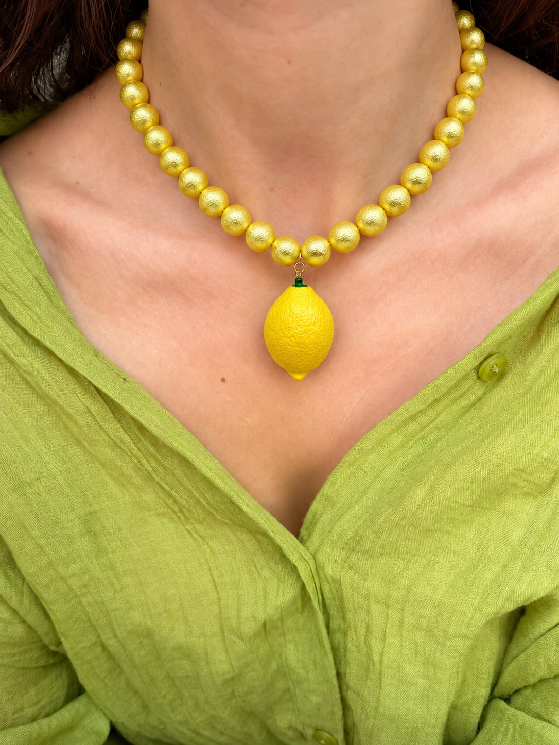 Collar Chunky de Limón