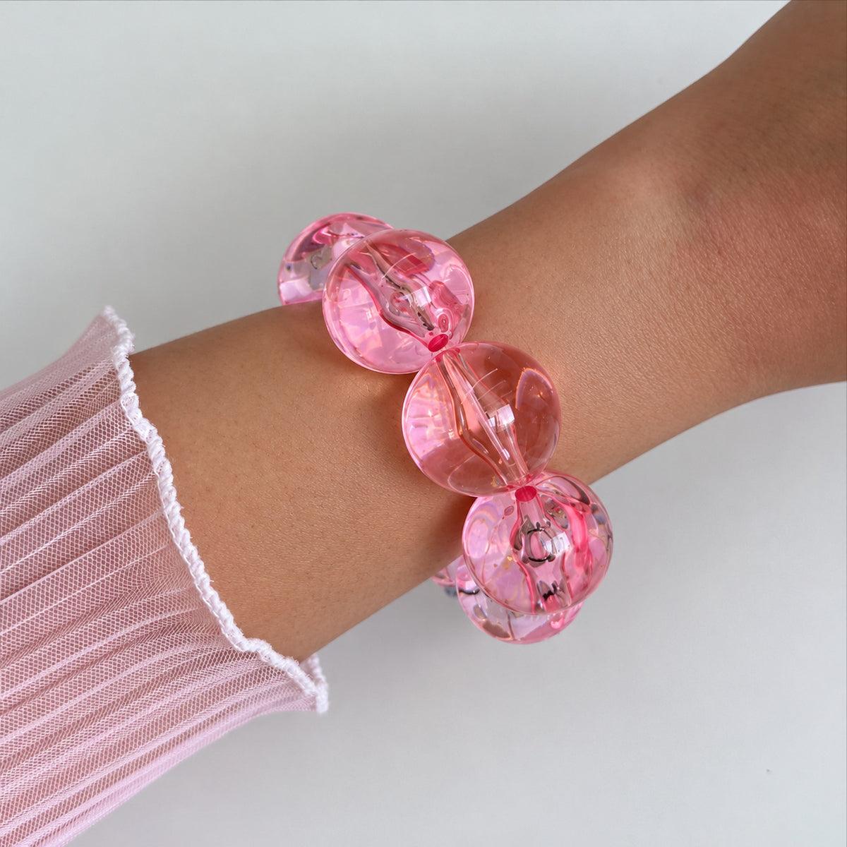 Pulsera Chunky de Bolas Rosita