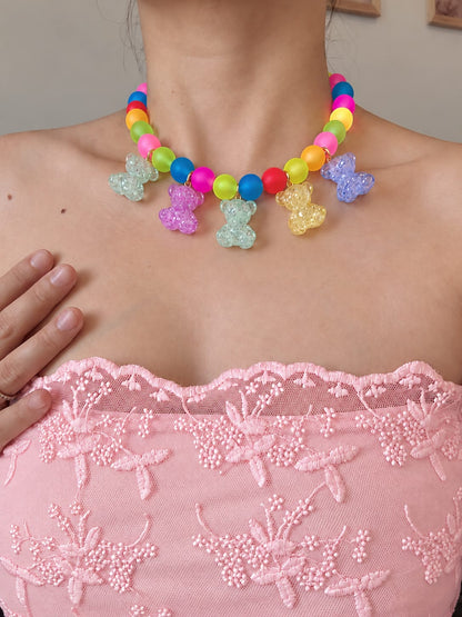 Collar de Colores con Ositos