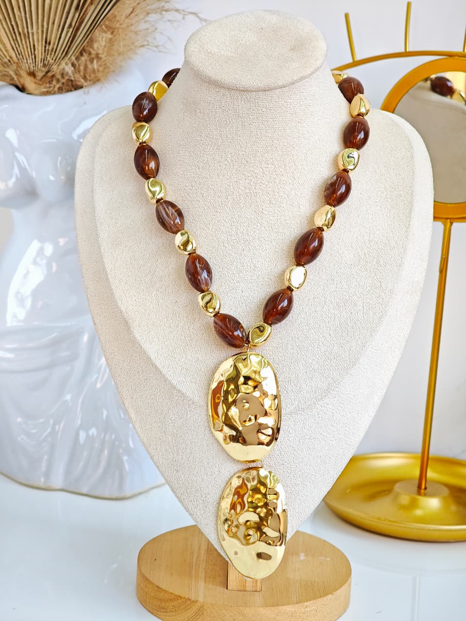 Collar Maxi con Dorado