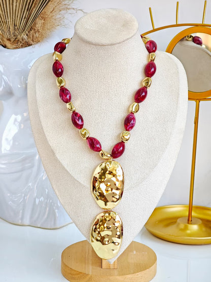 Collar Maxi con Dorado