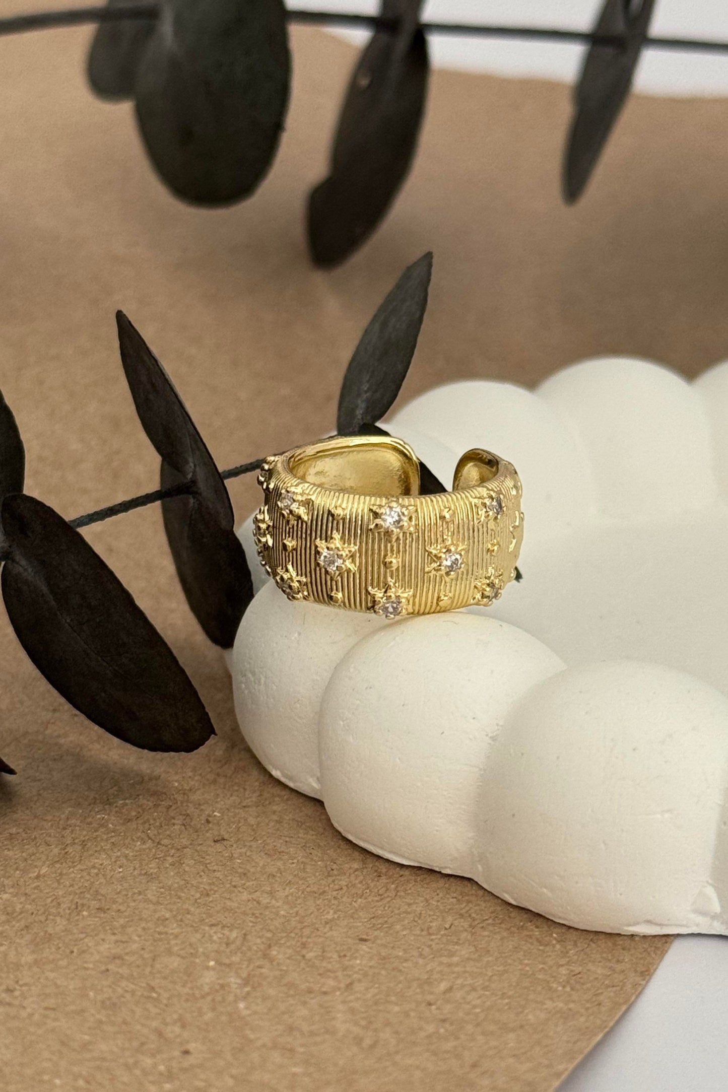 Anillo Estrellitas con Zirconia