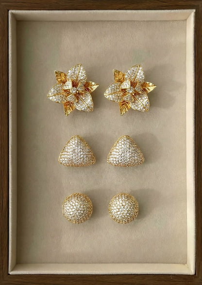 Aretitos Llenos de Zirconias