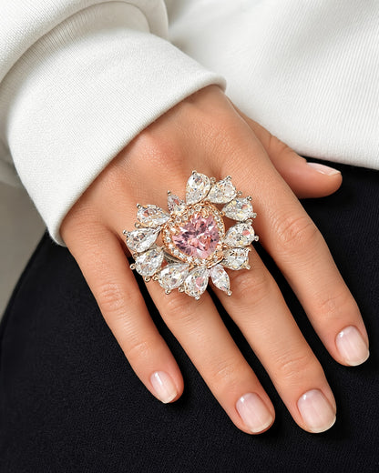 Anillo de Corazon con Pedrería