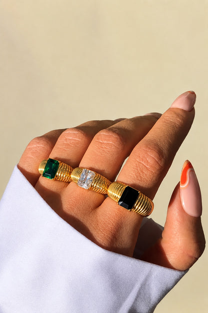 Anillo Piedra Chunky