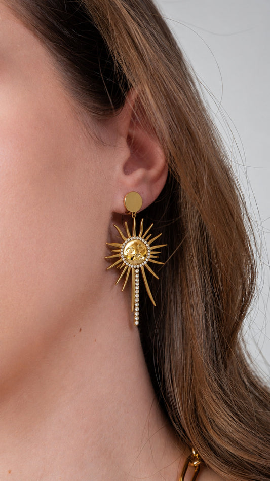 Aretes Largos de Sol