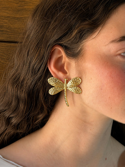 Aretes Libelula