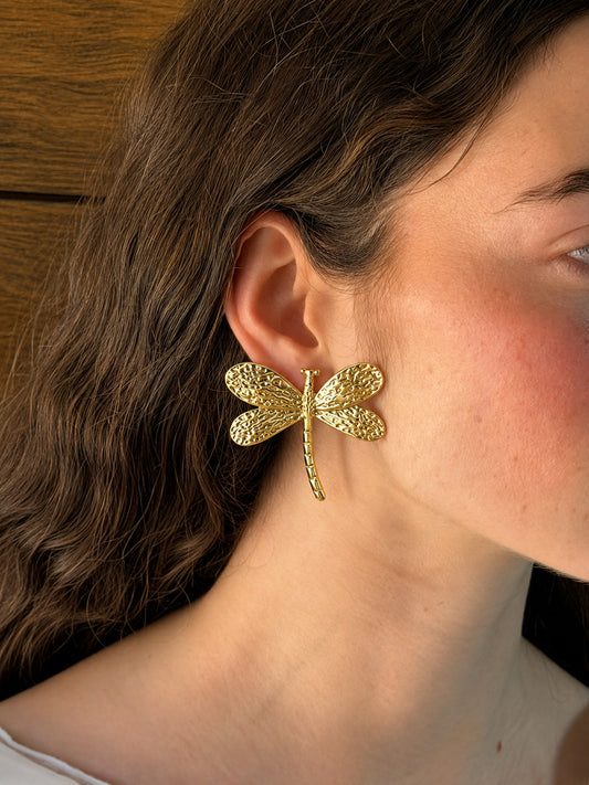 Aretes Libelula
