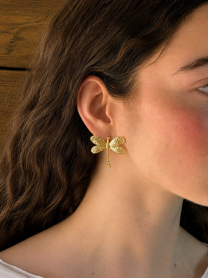 Aretes Libelula