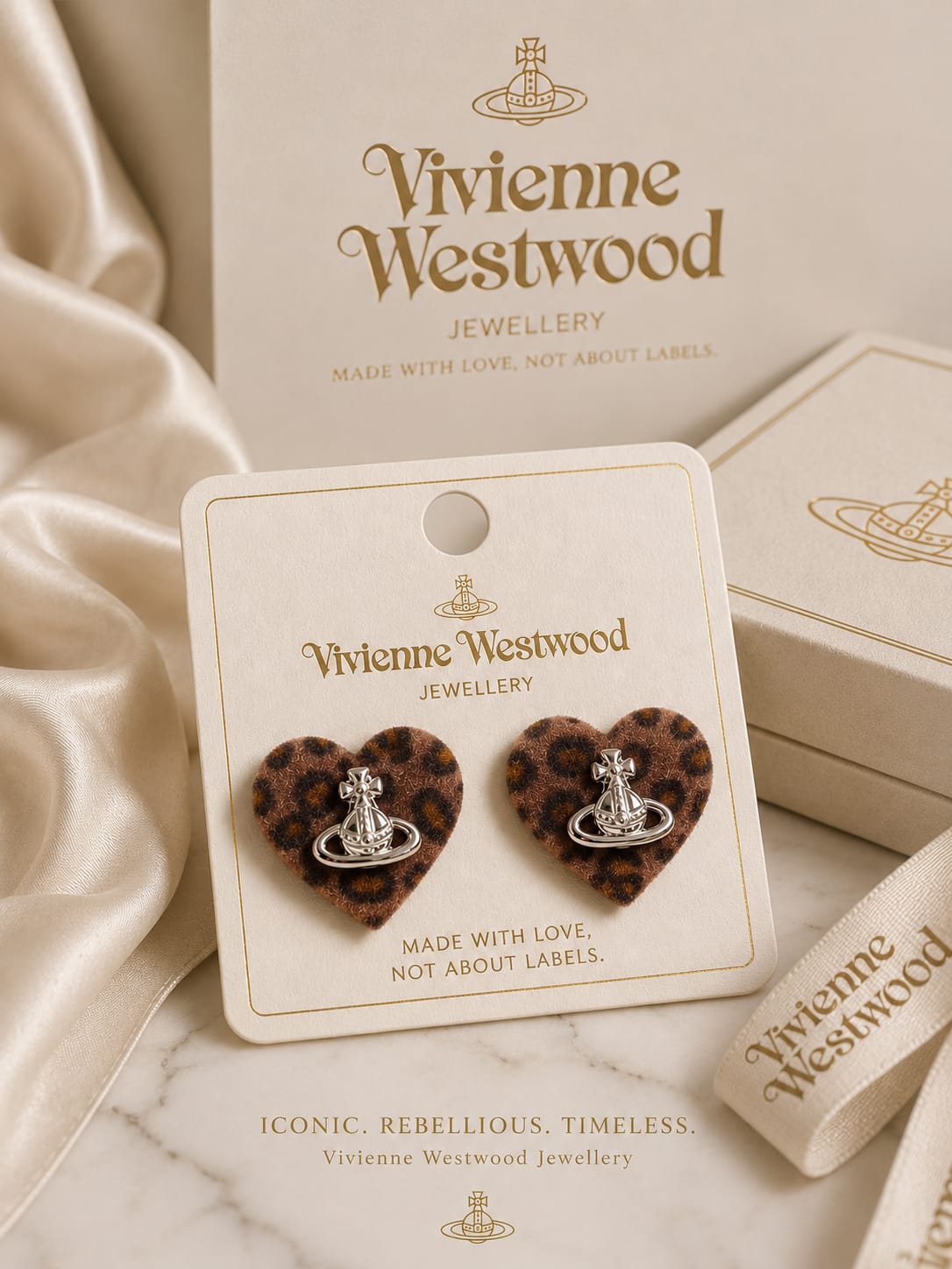 Aretes de Terciopelo Vivienne Westwood