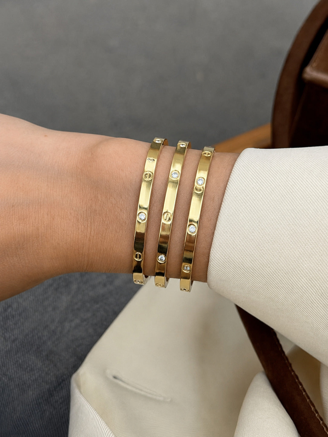Set de Brazalete y Anillo Cartier