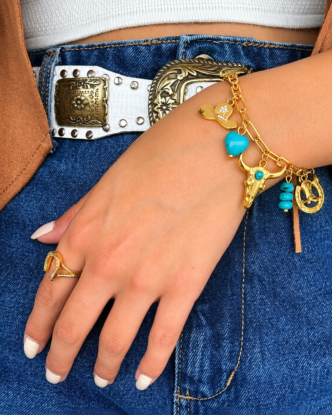 Pulsera de Dijes Vaqueros