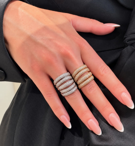 Anillos Chunky de Aros