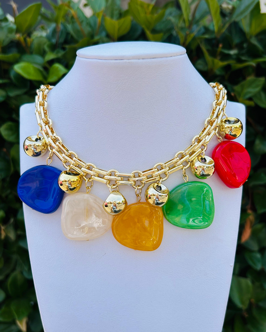 Collar Colores con Bolitas