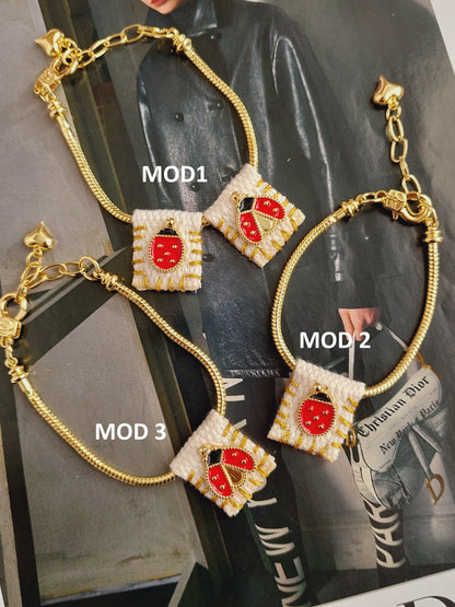 Pulsera Tejida de Catarina