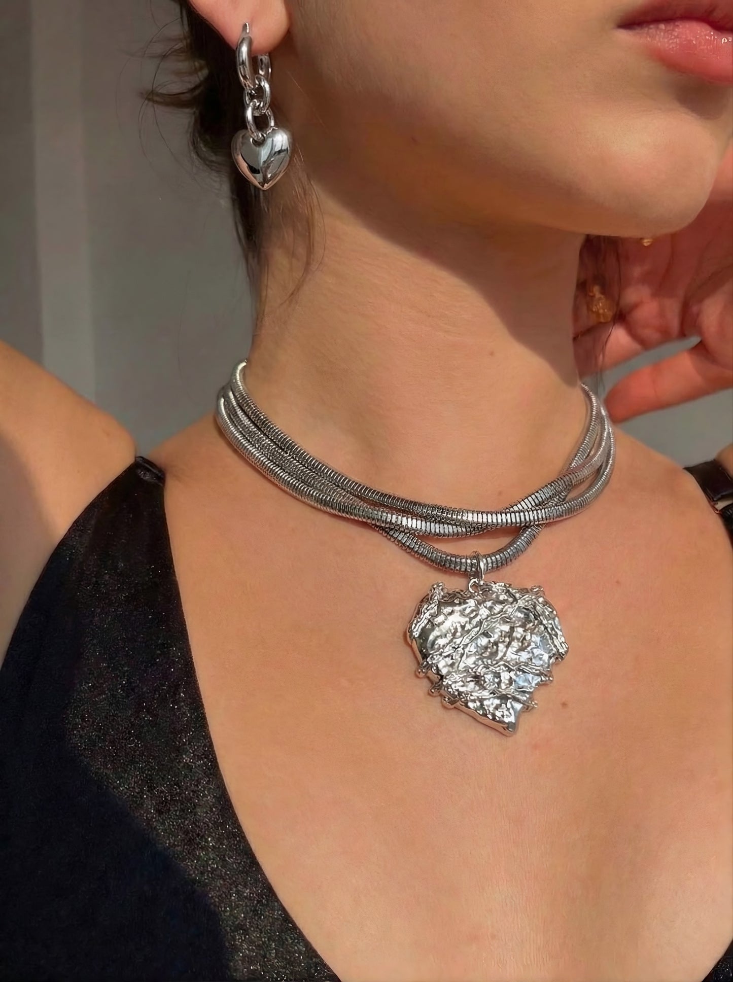 Collar Chunky Multi Cadenas