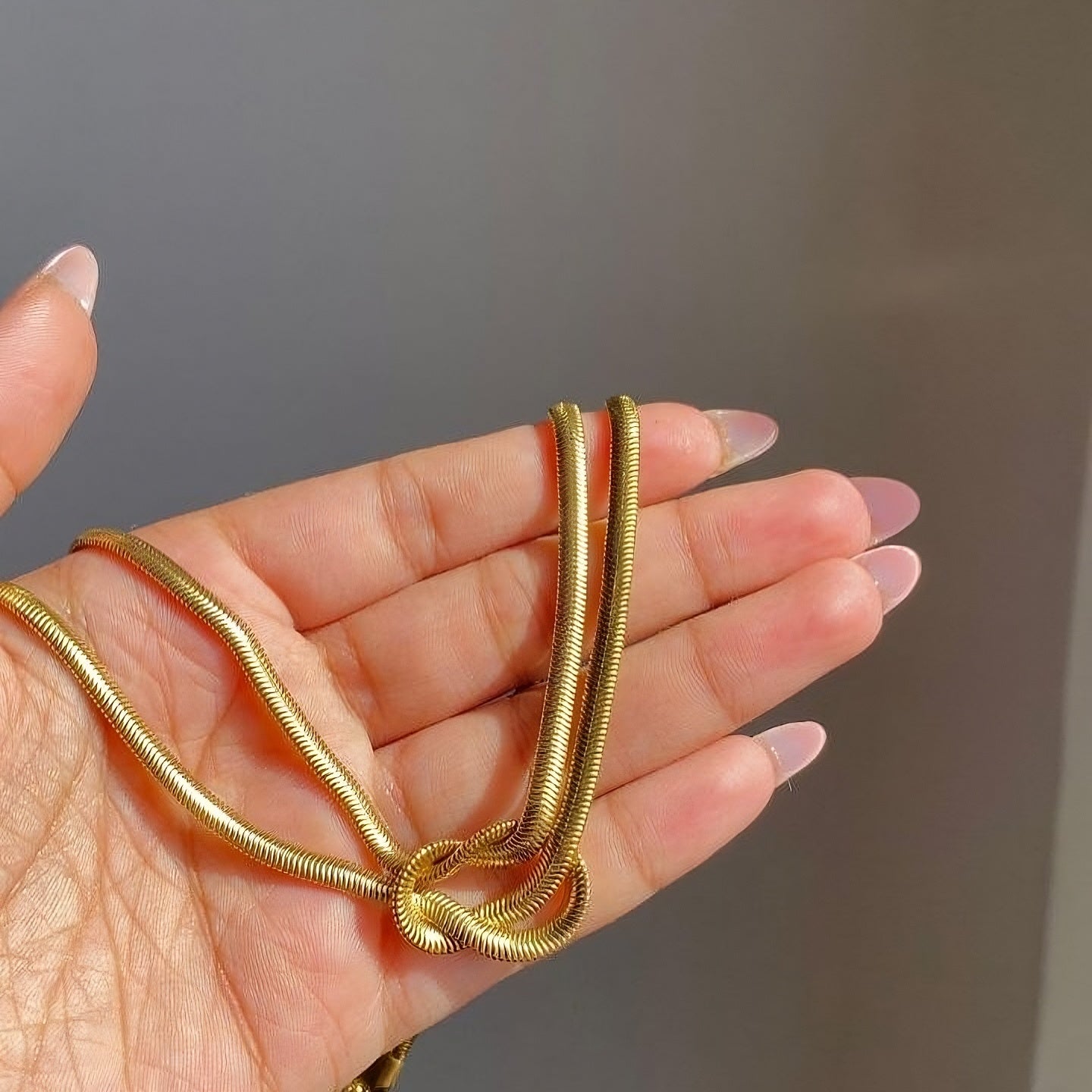 Collar Nudo Panza de Vibora