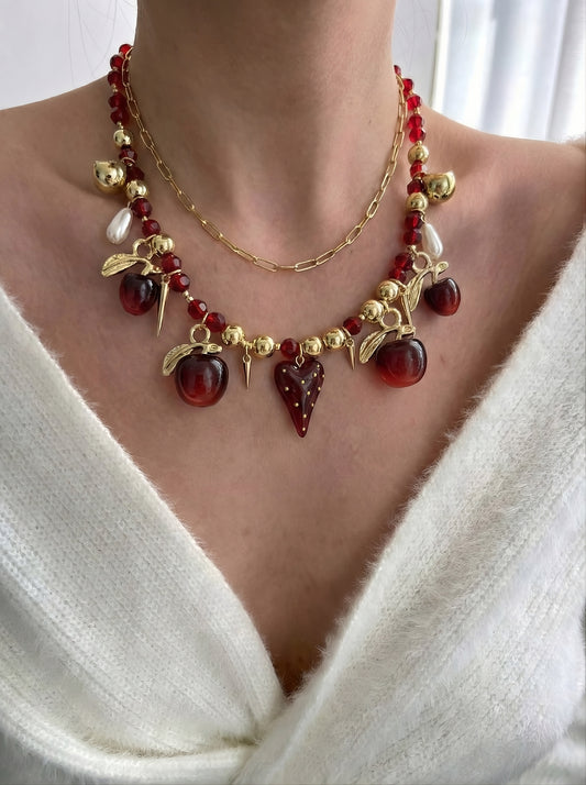 Collar Multi Dijes de Manzanas