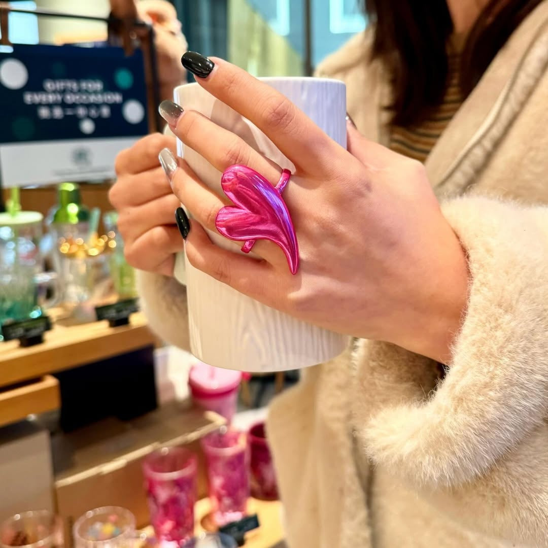 Anillo Corazon Metálico